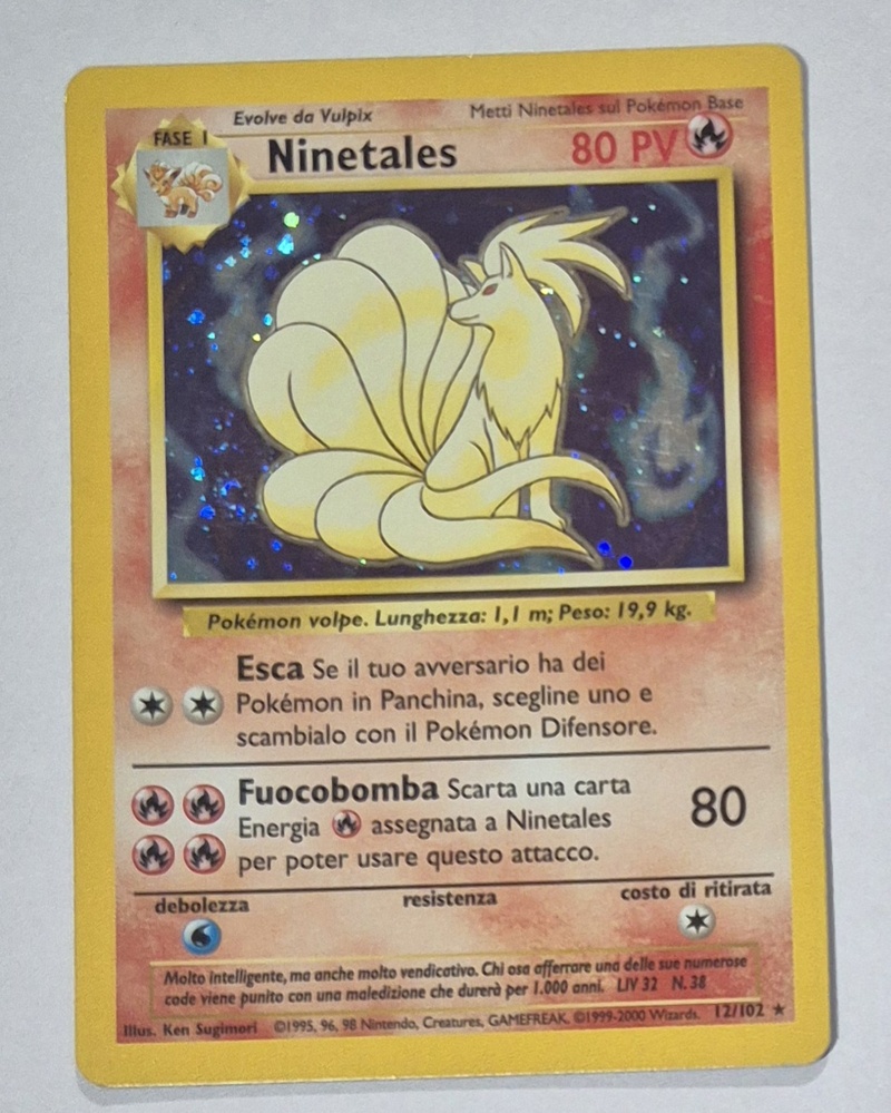 Ninetales holo set base.