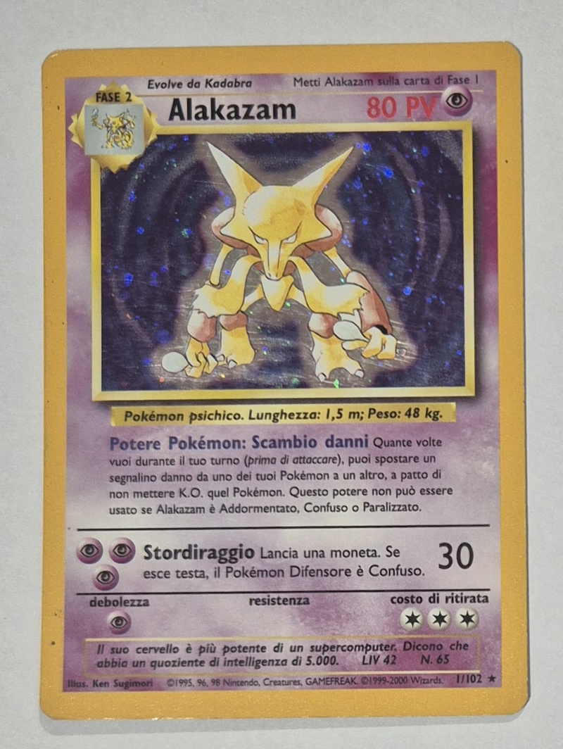 Alakazam set base holo.
