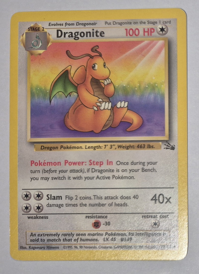 Dragonite set fossil.