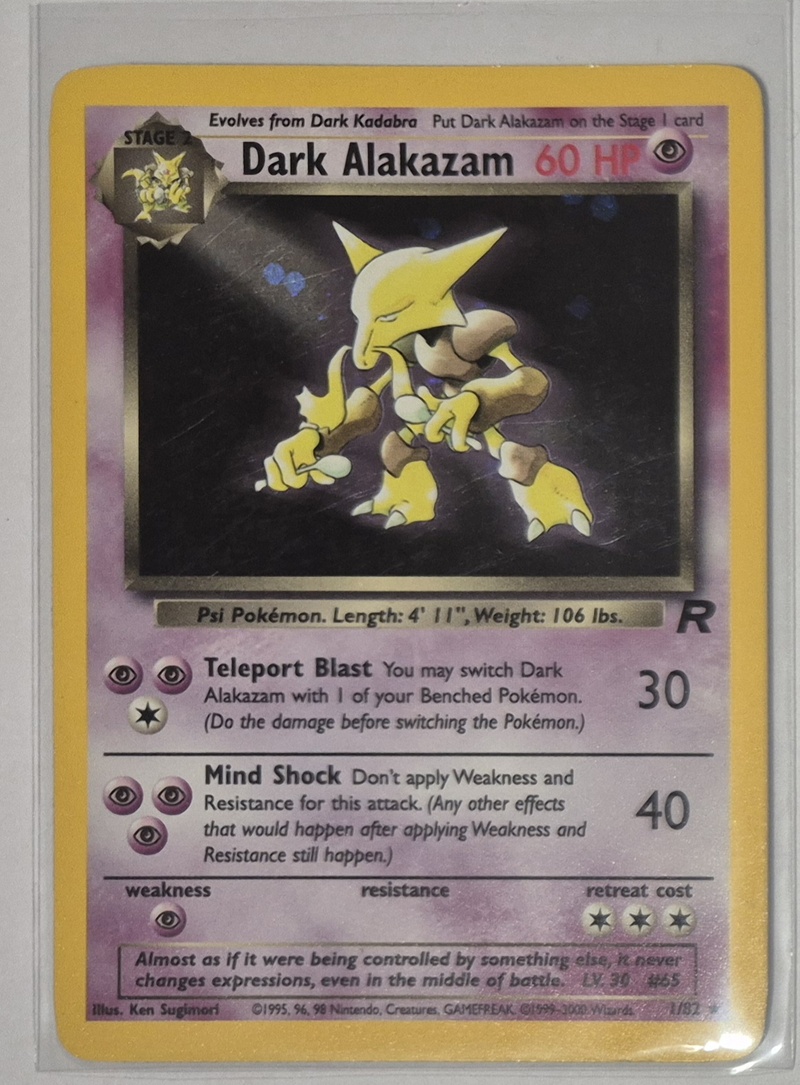 Dark Alakazam Team Rocket (Inglese).