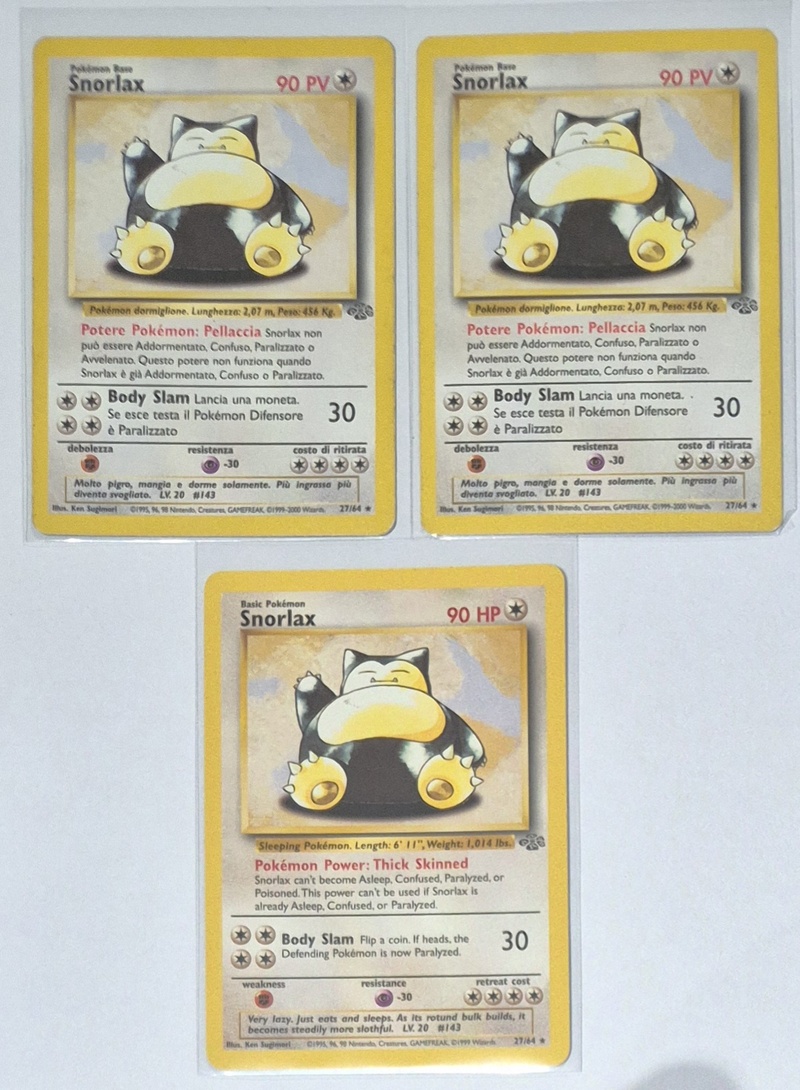 Snorlax set Jungle.