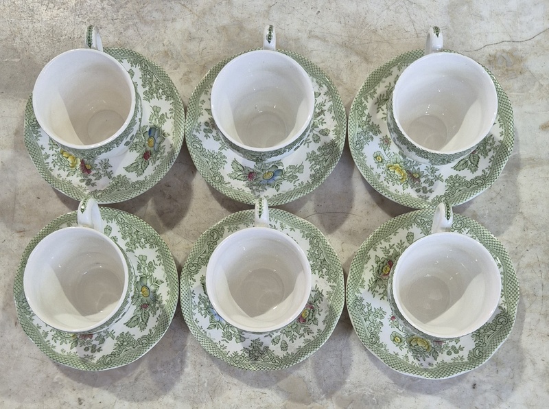 6 Tazze da caffe' inglesi.