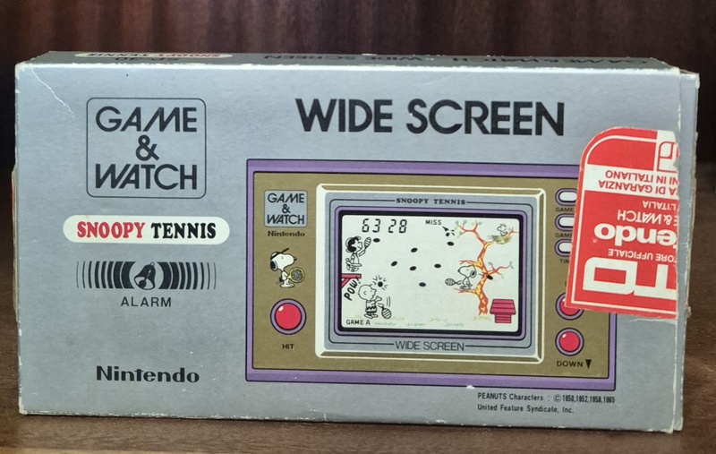 Console Game e Watch Snoopy Tennis.